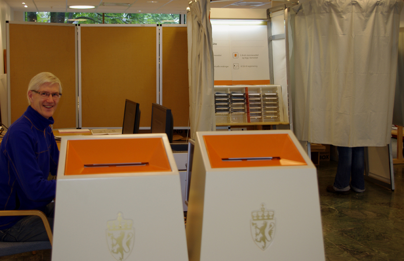 Forhåndsstemming i Ås kulturhus valget 2011