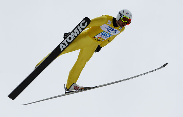 12.03.2011, Lahti, Finland (FIN): Jason Lamy Chappuis (FRA), Salomon, Swix, One Way - FIS world cup nordic combined, individual gundersen HS130/10km, Lahti (FIN). www.nordicfocus.com. © Laiho/NordicFocus. Every downloaded picture is fee-liable.