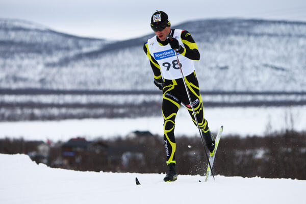06.04.2011, Tana, Norway (NOR): Maurice Manificat (FRA), Fischer, Swix, Rottefella, One Way - Tour de Barents 2011, 12km men, Tana (NOR). www.nordicfocus.com. © Laiho/NordicFocus. Every downloaded picture is fee-liable. NordicFocus