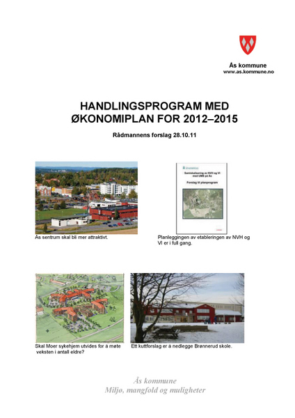 Handlingsprogram 2012 - 2015 illustrasjonsbilde
