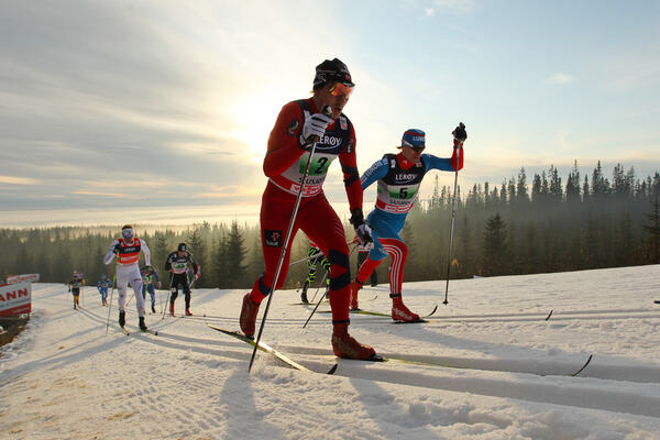 20.11.2011, Sjusjoen, Norway (NOR): Finn Haagen Krogh (NOR), Fischer, Swix, Alpina, Rottefella - FIS world cup cross country, 4x10km men, Sjusjoen (NOR). www.nordicfocus.com. Â© Laiho/NordicFocus. Every downloaded picture is fee-liable. NordicFocus