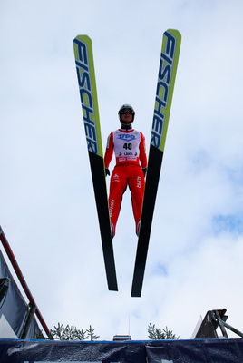 12.03.2011, Lahti, Finland (FIN): Seppi Hurschler (SUI), Fischer, Swix, Salomon, Odlo - FIS world cup nordic combined, individual gundersen HS130/10km, Lahti (FIN). www.nordicfocus.com. © Laiho/NordicFocus. Every downloaded picture is fee-liable.