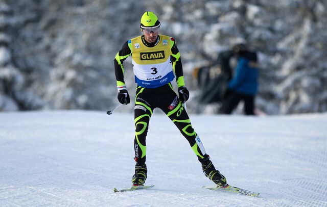 04.12.2011, Lillehammer, Norway (NOR): Maxime Laheurte (FRA), Fischer, Swix, Rottefella, One Way - FIS world cup nordic combined, individual gundersen HS138/10km, Lillehammer (NOR). www.nordicfocus.com. Â© Laiho/NordicFocus. Every downloaded picture is