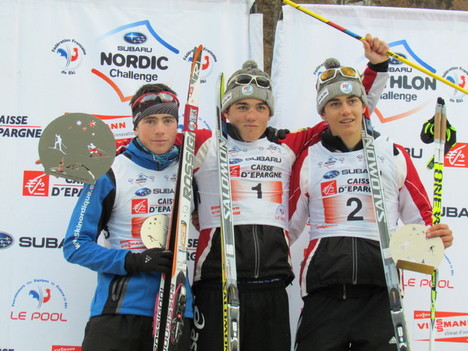 NC Bessans 04 dec 11 Podium Jeunes hommes