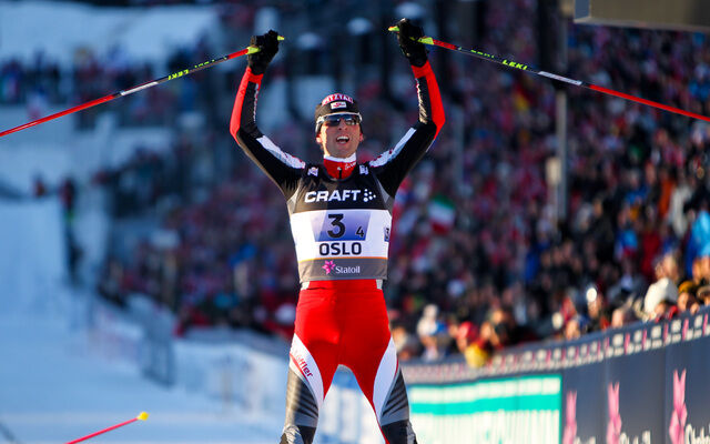 04.03.2011, Oslo, Norway (NOR): Mario Stecher (AUT), Fischer, Leki, Rottefella, Loeffler - FIS nordic world ski championships, nordic combined, team HS134/4x5km, Oslo (NOR). www.nordicfocus.com. © Laiho/NordicFocus. Every downloaded picture is fee-liabl