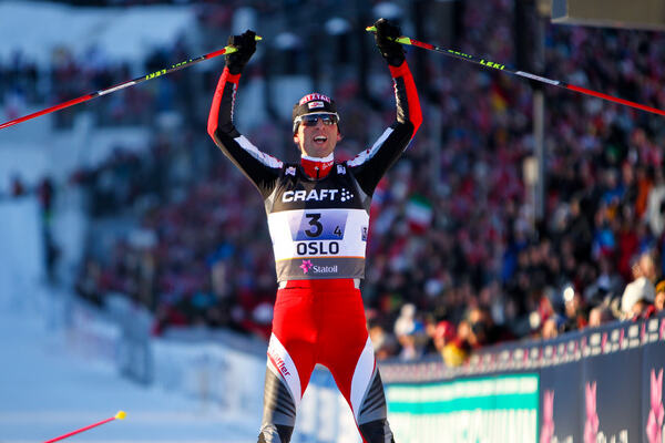 04.03.2011, Oslo, Norway (NOR): Mario Stecher (AUT), Fischer, Leki, Rottefella, Loeffler - FIS nordic world ski championships, nordic combined, team HS134/4x5km, Oslo (NOR). www.nordicfocus.com. © Laiho/NordicFocus. Every downloaded picture is fee-liabl NordicFocus