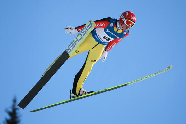 04.12.2011, Lillehammer, Norway (NOR): Richard Freitag (GER), Fischer - FIS world cup ski jumping, individual HS138, Lillehammer (NOR). www.nordicfocus.com. Â© Laiho/NordicFocus. Every downloaded picture is fee-liable. NordicFocus