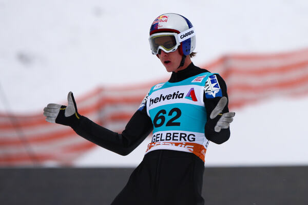 18.12.2011, Engelberg, Switzerland (SUI): Gregor Schlierenzauer (AUT), Fischer - FIS world cup ski jumping, individual HS137, Engelberg (SUI). www.nordicfocus.com. Â© Laiho/NordicFocus. Every downloaded picture is fee-liable. NordicFocus