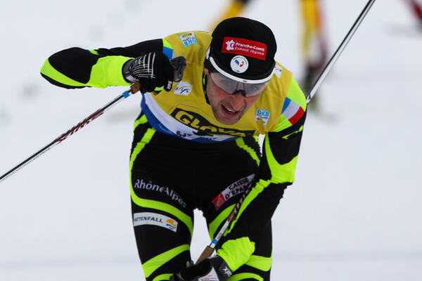 04.12.2011, Lillehammer, Norway (NOR): Jason Lamy Chappuis (FRA), Salomon, Swix, One Way - FIS world cup nordic combined, individual gundersen HS138/10km, Lillehammer (NOR). www.nordicfocus.com. Â© Laiho/NordicFocus. Every downloaded picture is fee-lia NordicFocus