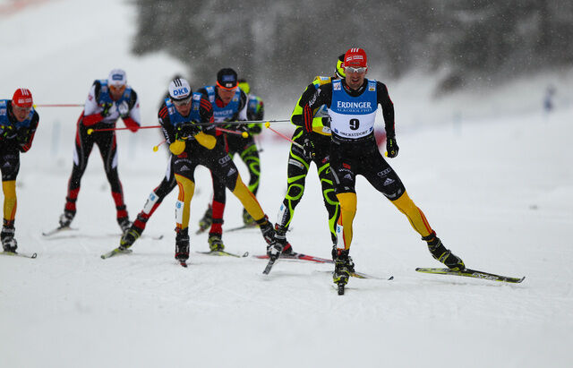 08.01.2012, Oberstdorf, Germany (GER): Bjoern Kircheisen (GER), Fischer, Leki, Rottefella, Adidas - FIS world cup nordic combined, individual gundersen HS137/10km, Oberstdorf (GER). www.nordicfocus.com. Â© Laiho/NordicFocus. Every downloaded picture is