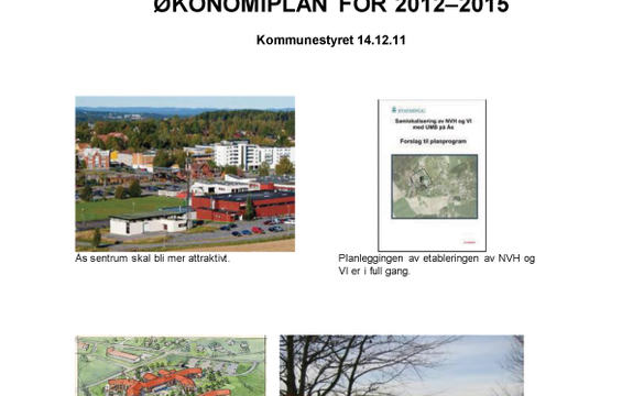 Handlingsprogram 2012 - 2015 illustrasjonsbilde fra forsiden av dokumentet