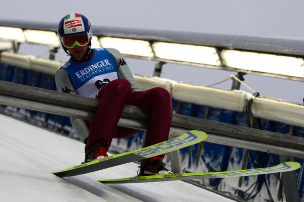 06.01.2012, Oberstdorf, Germany (GER): Alessandro Pittin (ITA), Fischer, One Way, Rottefella - FIS world cup nordic combined, training, Oberstdorf (GER). www.nordicfocus.com. Â© Laiho/NordicFocus. Every downloaded picture is fee-liable. NordicFocus
