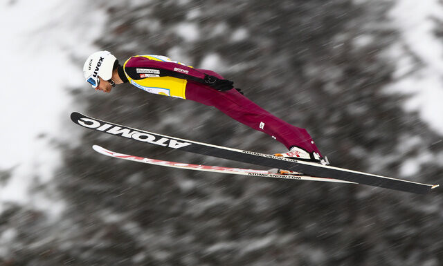08.01.2012, Oberstdorf, Germany (GER): Jason Lamy Chappuis (FRA), Salomon, Swix, One Way - FIS world cup nordic combined, individual gundersen HS137/10km, Oberstdorf (GER). www.nordicfocus.com. Â© Laiho/NordicFocus. Every downloaded picture is fee-liab