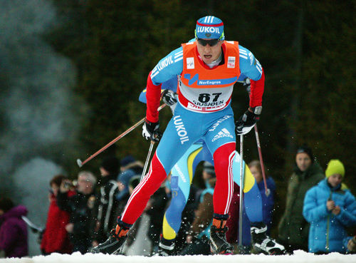 ALEXANDER LEGKOV vann i Saariselkä och slog Dario Cologna med en minut och 15 sekunder. Foto: KJELL-ERIK KRISTIANSEN/sweski.com