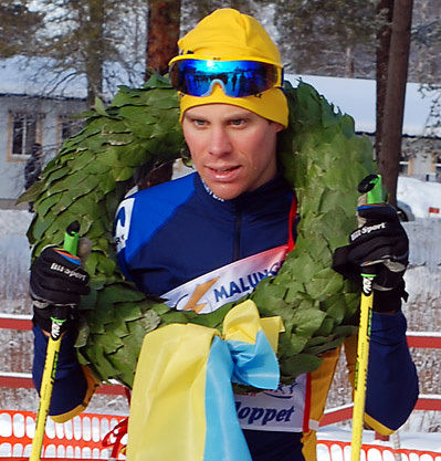 HÅKAN LÖFSTRÖM vann Skinnarloppet 2012. Foto: www.skinnarloppet.se