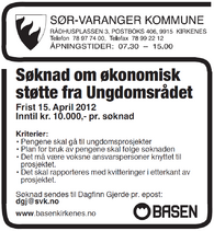 søknad ungomdsråd