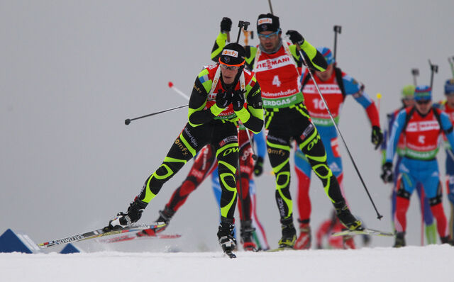 05.02.2012, Holmenkollen, Norway (NOR): Alexis Boeuf (FRA), Salomon, Swix, OneWay - IBU world cup biathlon, mass men, Holmenkollen (NOR). www.nordicfocus.com. © Laiho/NordicFocus. Every downloaded picture is fee-liable. NordicFocus 05.02.2012, Holmenkollen, Norway (NOR): Alexis Boeuf (FRA), Salomon, Swix, OneWay - IBU world cup biathlon, mass men, Holmenkollen (NOR). www.nordicfocus.com. © Laiho/NordicFocus. Every downloaded picture is fee-liable.