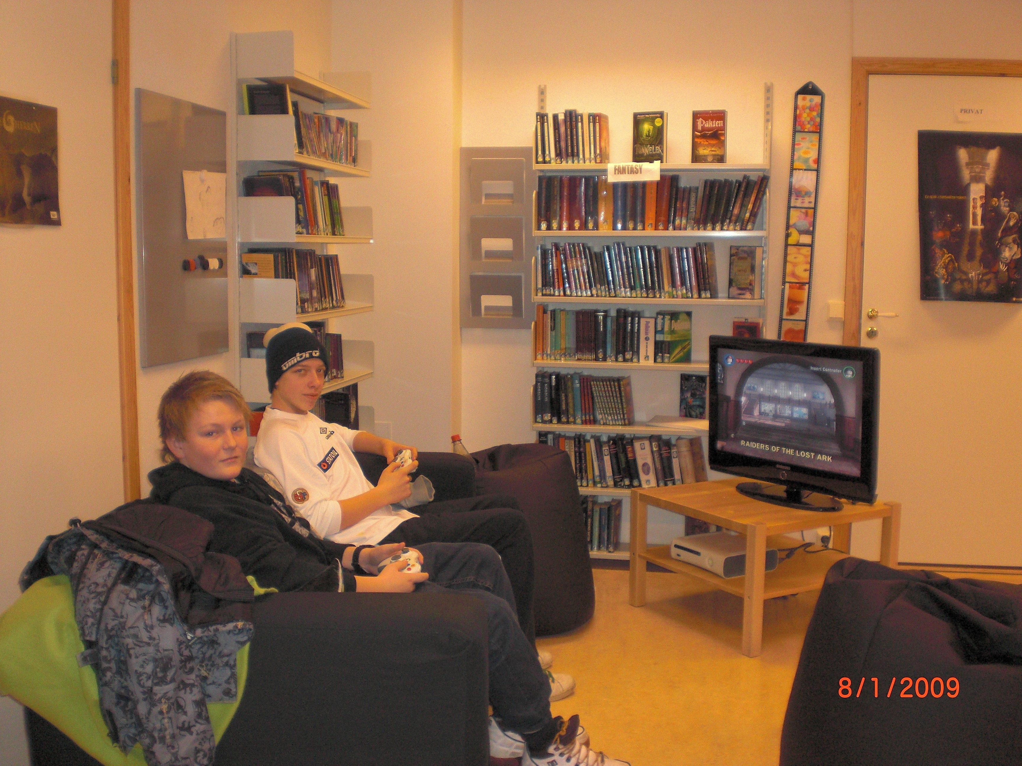 Hobøl biliotek, inne Hobøl biliotek, inne