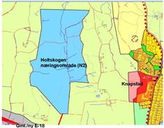 Illustrasjon Holtskogen næringsområde, Fotograf: Illustrasjon