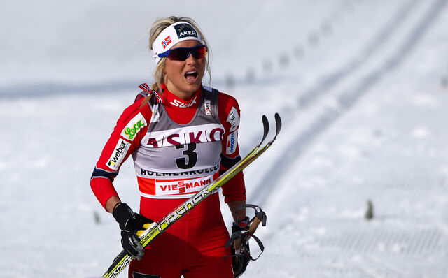 11.03.2012, Oslo, Norway (NOR): Therese Johaug (NOR), Fischer, Swix, Salomon - FIS world cup cross-country, 30km mass women, Oslo (NOR). www.nordicfocus.com.© Laiho/NordicFocus. Every downloaded picture is fee-liable. NordicFocus 11.03.2012, Oslo, Norway (NOR): Therese Johaug (NOR), Fischer, Swix, Salomon - FIS world cup cross-country, 30km mass women, Oslo (NOR). www.nordicfocus.com.© Laiho/NordicFocus. Every downloaded picture is fee-liable.