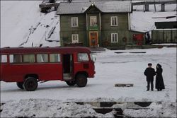 Buss i Barentsburg