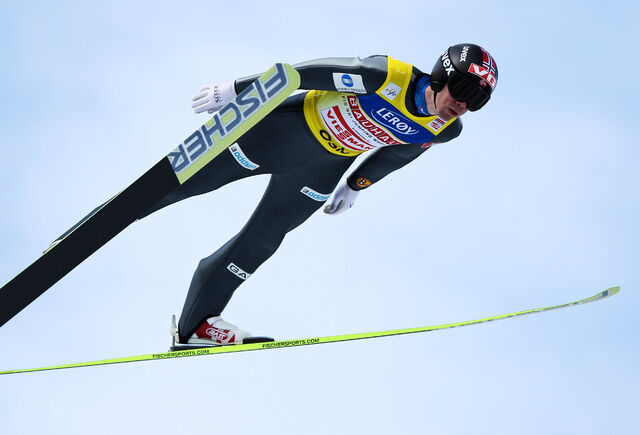 11.03.2012, Oslo, Norway (NOR): Anders Bardal (NOR), Fischer - FIS world cup ski jumping, individual HS134, Oslo (NOR). www.nordicfocus.com.Â© Laiho/NordicFocus. Every downloaded picture is fee-liable.