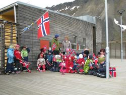 Polarflokken barnehage - Kronprinsbesøk 2008
