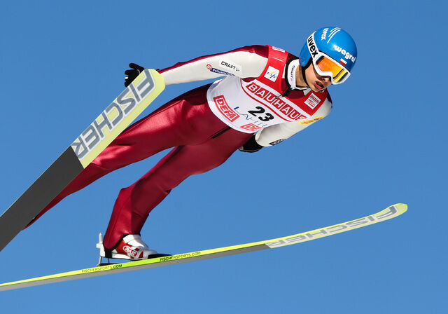 04.03.2012, Lahti, Finland (FIN): Maciej Kot (POL), Fischer - FIS world cup ski jumping, individual HS97, Lahti (FIN). www.nordicfocus.com. Â© Laiho/NordicFocus. Every downloaded picture is fee-liable.