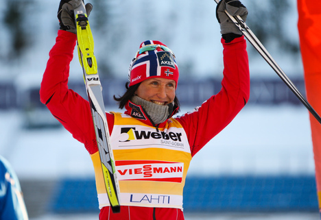 04.03.2012, Lahti, Finland (FIN): Marit Bjoergen (NOR), Fischer, Swix, Rottefella - FIS world cup cross-country, individual sprint, Lahti (FIN). www.nordicfocus.com. © Laiho/NordicFocus. Every downloaded picture is fee-liable. NordicFocus 04.03.2012, Lahti, Finland (FIN): Marit Bjoergen (NOR), Fischer, Swix, Rottefella - FIS world cup cross-country, individual sprint, Lahti (FIN). www.nordicfocus.com. © Laiho/NordicFocus. Every downloaded picture is fee-liable.