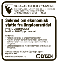 Søknad ungdomsrådet