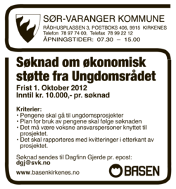 Søknad ungdomsrådet