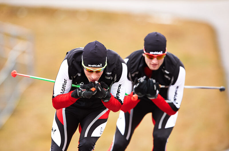 09.11.2012: PrÃ¤sentation xc-ski.de Skimarathon Team mit Thomas Freimuth, Florian Rohde, Alexander Wolz, Sabine Maier und Josef Stadler