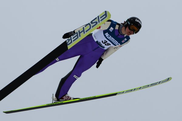 09.03.2012, Oslo, Norway (NOR): Coline Mattel (FRA), Fischer - FIS world cup ski jumping ladies, individual HS106, Lillehammer (NOR). www.nordicfocus.com. Â© Laiho/NordicFocus. Every downloaded picture is fee-liable. NordicFocus