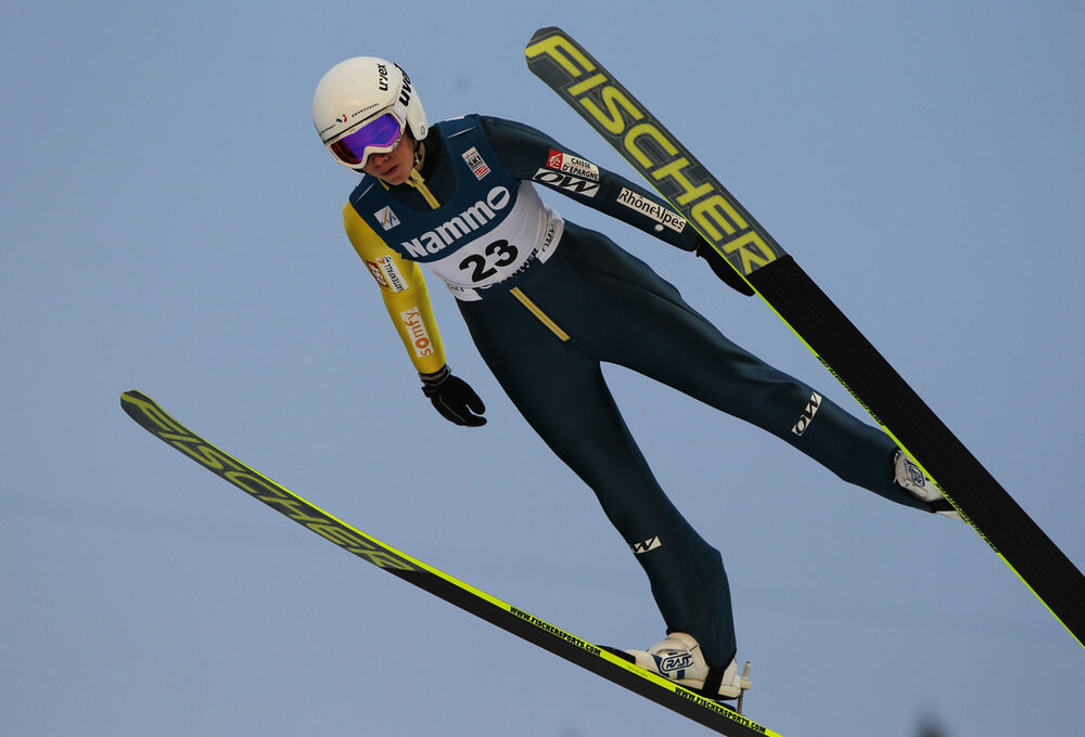 24.11.2012, Lillehammer, Norway (NOR): Lea Lemare (FRA), Fischer - FIS world cup ski jumping ladies, individual HS100, Lillehammer (NOR). www.nordicfocus.com. © Laiho/NordicFocus. Every downloaded picture is fee-liable.