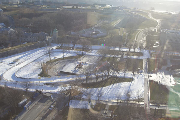 06.12.2012, Quebec, Canada (CAN): overview of the sprint track in Quebec- FIS world cup cross-country, training, Quebec (CAN). www.nordicfocus.com. © Arnautovitch/NordicFocus. Every downloaded picture is fee-liable. NordicFocus