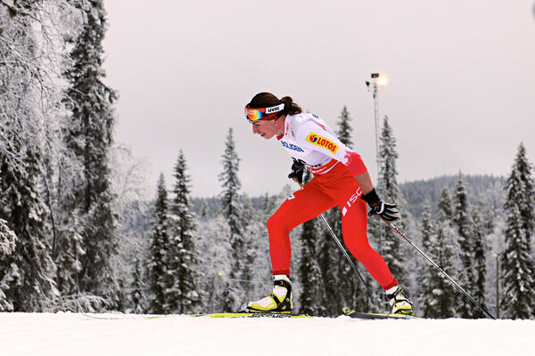 24.11.2012, Gaellivare, Sweden (SWE): Justyna Kowalczyk (POL)- FIS world cup cross-country, 10km women, Gaellivare (SWE). www.nordicfocus.com. © Felgenhauer/NordicFocus. Every downloaded picture is fee-liable. NordicFocus