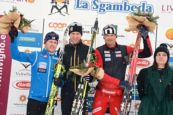 14.12.2012, Livigno, Italy (ITA): Sami Jauhojaervi (FIN), One Way, Craft, Daniel Richardsson (SWE), Fischer, One Way, Stoneham, Stanislav Rezac (CZE), Madshus, Swix, Skinfit- Skimarathon La Sgambeda Classic, Livigno (ITA). www.nordicfocus.com. © Felgenh NordicFocus