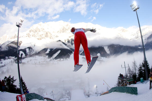 16.12.2012, Ramsau, Austria (AUT): Jason Lamy Chappuis (FRA), Salomon, Swix, One Way - FIS world cup nordic combined, individual gundersen HS98/10km, Ramsau (AUT). www.nordicfocus.com. © Laiho/NordicFocus. Every downloaded picture is fee-liable. NordicFocus