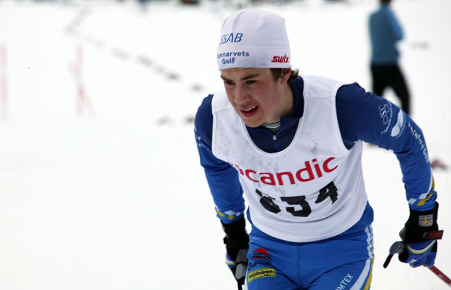 PETTER ENGDAHL, Domnarvets GoIF var bäst av killarna på Lugnet under lördagen. Foto: KJELL-ERIK KRISTIANSEN PETTER ENGDAHL, Domnarvets GoIF var bäst av killarna på Lugnet under lördagen. Foto: KJELL-ERIK KRISTIANSEN