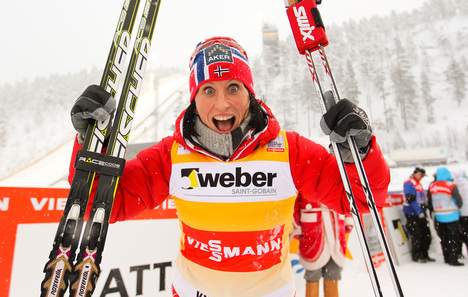 02.12.2012, Kuusamo, Finland (FIN): Marit Bjoergen (NOR), Fischer, Swix, Rottefella - FIS world cup cross-country, pursuit women, Kuusamo (FIN). www.nordicfocus.com. © Laiho/NordicFocus. Every downloaded picture is fee-liable. NordicFocus 02.12.2012, Kuusamo, Finland (FIN): Marit Bjoergen (NOR), Fischer, Swix, Rottefella - FIS world cup cross-country, pursuit women, Kuusamo (FIN). www.nordicfocus.com. © Laiho/NordicFocus. Every downloaded picture is fee-liable.