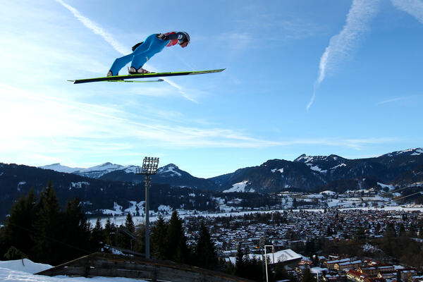 30.12.2012, Oberstdorf, Germany (GER): Rune Velta (NOR), Fischer - FIS world cup ski jumping, four hills tournament, individual HS137 qualification, Oberstdorf (GER). www.nordicfocus.com. © Laiho/NordicFocus. Every downloaded picture is fee-liable. NordicFocus
