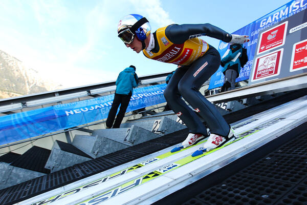 31.12.2012, Garmisch, Germany (GER): Gregor Schlierenzauer (AUT), Fischer - FIS world cup ski jumping, four hills tournament, individual HS140 qualification, Garmisch (GER). www.nordicfocus.com. © Laiho/NordicFocus. Every downloaded picture is fee-liabl NordicFocus