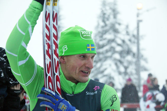 JERRY AHRLIN kom ensam till mål som segrare i Dolomiten Classic Race under lördagen. Foto: KJELL-ERIK KRISTIANSEN
