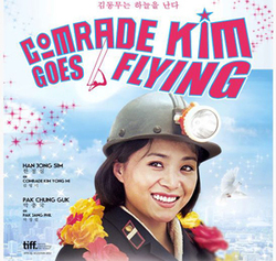 Comrade Kim goes flying