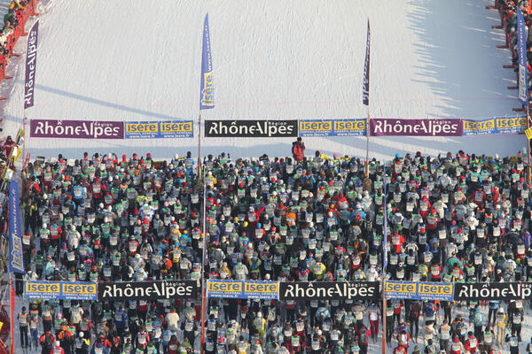 LA FOULEE BLANCHE 2011 A AUTRANS, FRANCE sylvie Chappaz