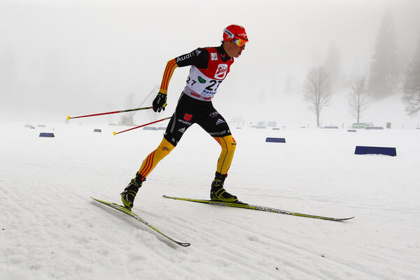16.12.2012, Ramsau, Austria (AUT): Eric Frenzel (GER), Fischer, Leki, Salomon, Adidas - FIS world cup nordic combined, individual gundersen HS98/10km, Ramsau (AUT). www.nordicfocus.com. © Laiho/NordicFocus. Every downloaded picture is fee-liable. NordicFocus