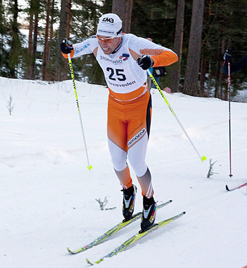 ADAM STEEN, Falun-Borlänge SK solokörde till seger i det 45 km Evertsbergsrännet. ARKIVFOTO