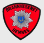 Logo brannvesen med grå bakgrunn