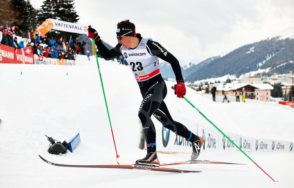 16.02.2013, Davos, Switzerland (SUI): Jovian Hediger (SUI)- FIS world cup cross-country, individual sprint, Davos (SUI). www.nordicfocus.com. © Felgenhauer/NordicFocus. Every downloaded picture is fee-liable.