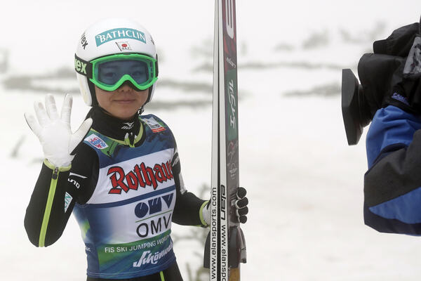 06.01.2013, Schonach, Germany (GER): Sara Takanashi (JPN), Elan - FIS world cup ski jumping ladies, individual HS106, Schonach (GER). www.nordicfocus.com. © Domanski/NordicFocus. Every downloaded picture is fee-liable. NordicFocus
